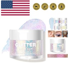 Holographic Body Glitter Gel for Body, Face, Hair and Lip.Color Changing Glit...