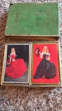 Congress Playing Cards – 2 Deck Pin-Up Girls – Celu-Tone Finish w/ Box