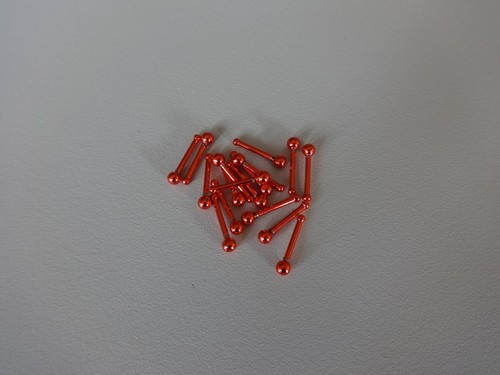 Naso Borchie Blu Rosa Verde Rosso Viola Bianco Ball 2mm Steel Orecchio Pin Lot - Foto 8 di 12