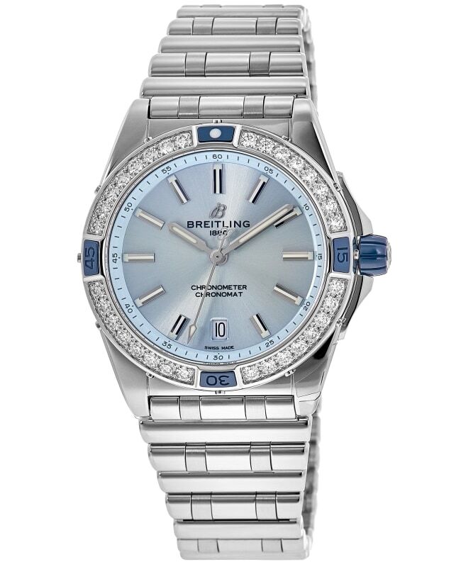 Новые женские часы Breitling Super Chronomat Automatic 38 Ice A17356531C1A1