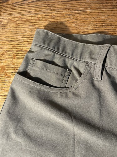 Men’s Green Banana Republic Slim Fit Chino 100% Polyester Pant 33x32” - Picture 4 of 11