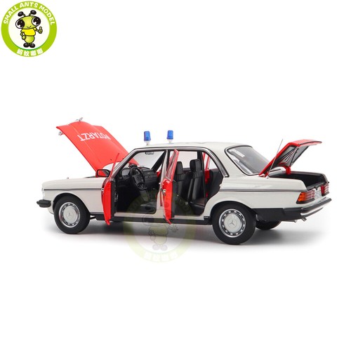 1/18 Mercedes Benz 200 1984 Norev 183834 Emergency Ambulance Diecast Model Car - Picture 8 of 15