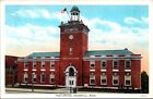New ListingHaverhill Ma Post Office Us Flag Massachusetts 1931 Wb postcard Nq5