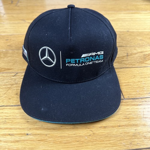 Mercedes AMG Petronas Motorsport Hat Racing F1 Adjustable One Size Black
