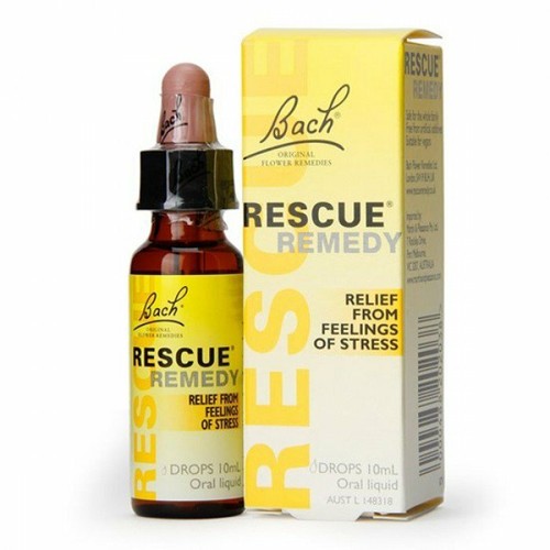 BACH RESCUE REMEDY ORAL LIQUID DROPS 10ML STRESS & ANXIETY FEELINGS