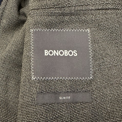 Bonobos Mens Vitale Barberis Canonico Wool Blazer Size 44L Slim Fit - Picture 3 of 12