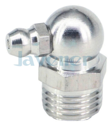 M5-M16 Metric Thread Elbow 90 Degree 304 Stainless Grease Zerk Nipple Fitting