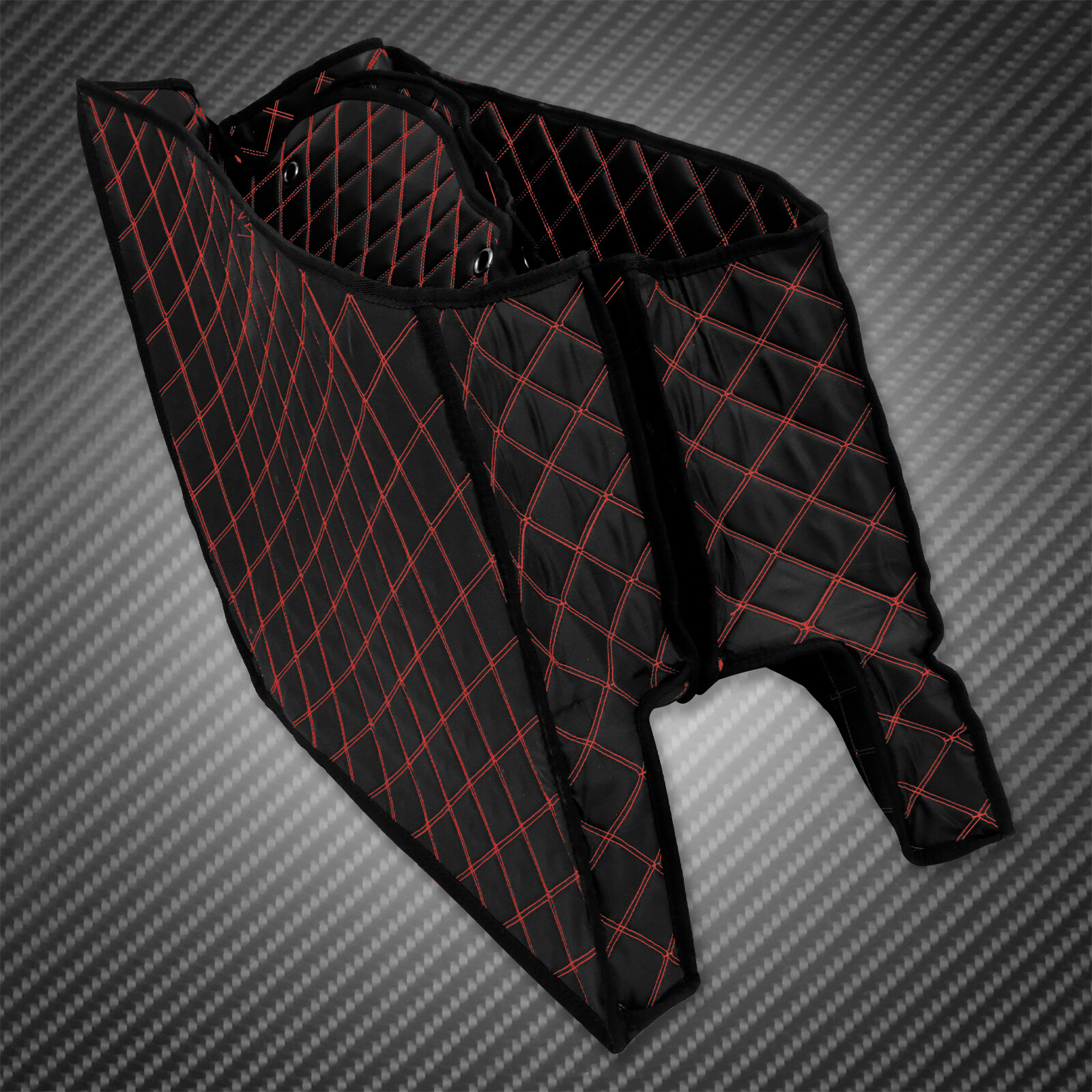 Red Extended Bags Inserts Stretched Saddlebag Liner Fit For Harley FLHT