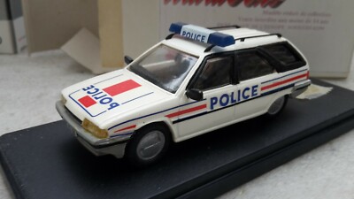 SVM MiniRoute 1:43 Citroën BX Break Police – Résine, Blanc, Collection