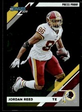 2019 Donruss Press Proof Jordan Reed Washington Redskins #191
