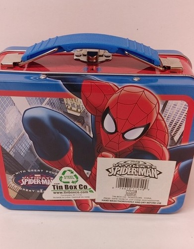 Spiderman Gift Set Mini Lunchbox Keychains Coloring Book Crayons Kids Gift 2014 - Picture 4 of 12