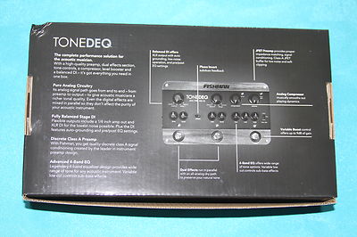 ギター FISHMAN TONEDEQ Fishman ToneDEQ Acoustic Instrument Preamp w/ Effects, Power