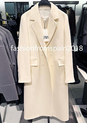 ZARA NEW WOMAN ZW COLL. DOUBLE-BREASTED WOOL BLEND COAT ZARA NEW WOMAN ZW COLL. DOUBLE-BREASTED WOOL BLEND COAT