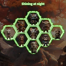 9 PCS Funko Pop Figures Shelf Wall Mount Display Stand for PopMart Lego Doll Toy