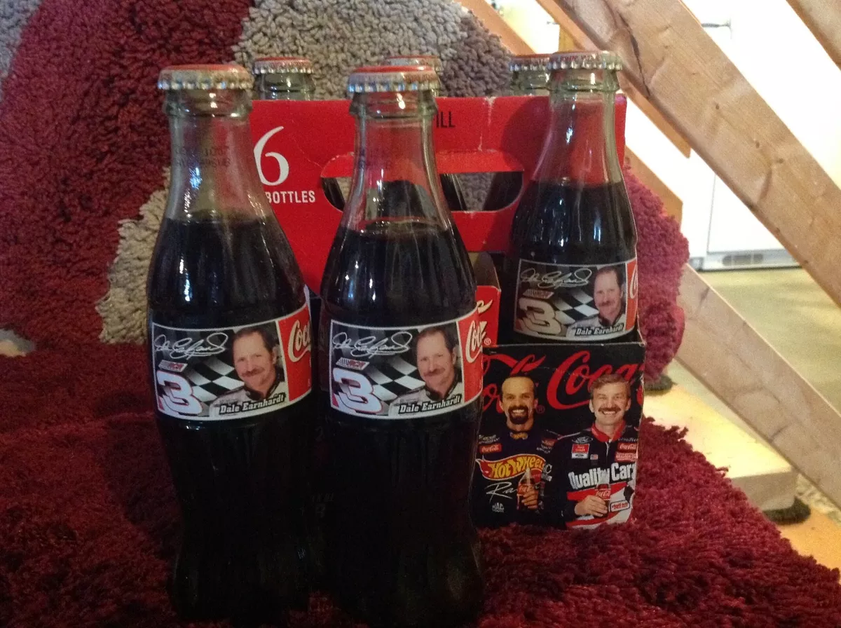 Coca Cola Classic 8oz Nascar Dale Earnhardt Full 6-Pack Unopened