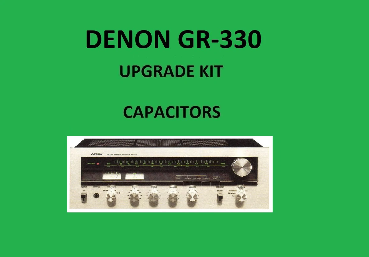 Stereo Receiver DENON GR-330 Reparatursatz - alle Kondensatoren
