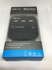 PNY Multi-Slot USB Flash Card Reader P-UBSDRDR21K-RF NEW Factory Sealed