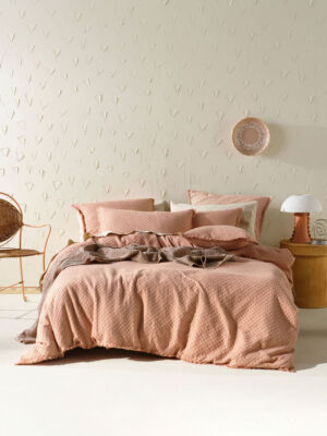 Linen House Raquelle Pink Quilt Cover Set