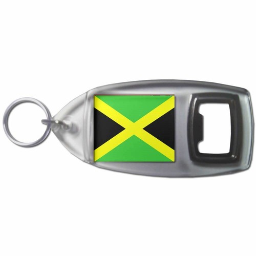 Jamaica Flag Plastic Bottle Opener Key Ring New eBay