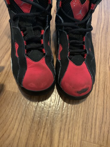 Nike Jordan True Flight Black And Red University CU4935-001 Size 3y - Picture 5 of 7