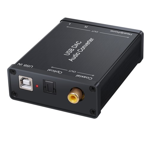 USB to Digital Coaxial Optical 3.5mm Headset Stereo DAC Audio Converter Adapter - Picture 3 of 12
