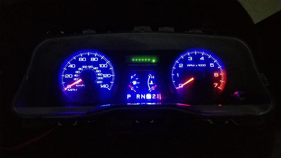 Cuadro de instrumentos Ford Lincoln Mercury tablero cuadro pantalla SERVICIO DE REPARACIÓN + LED Foto 2 de 4