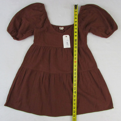 blue wedding guest dresses fall Smocked Baby Doll Mini Dress main image 1
