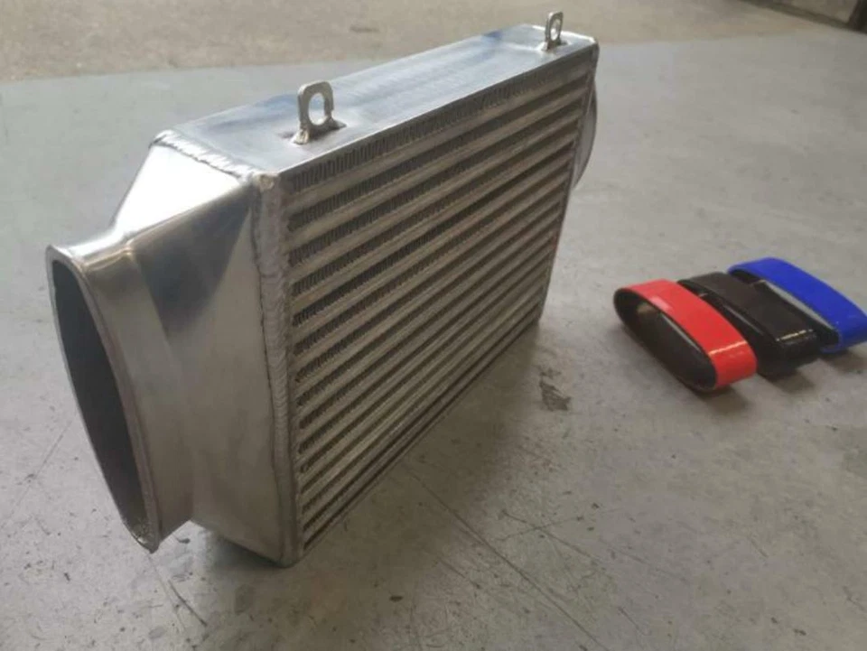 R53 MINI COOPER S top mount uprated intercooler (SATIN BLACK) FREE SNOOT BOOTS - Image 2 of 2