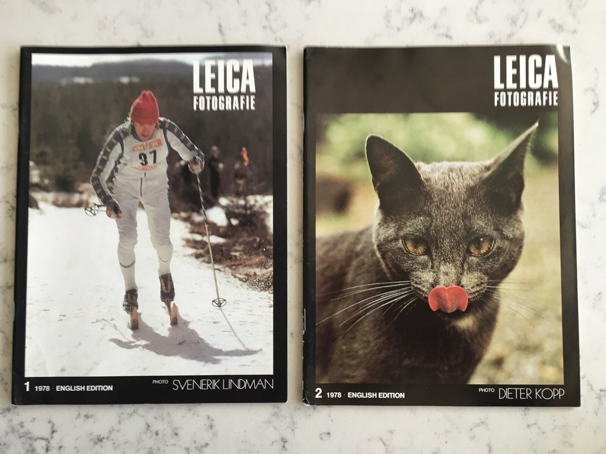 VINTAGE LEICA FOTOGRAPHIE 1978 FULL YEAR BACK ISSUES ENGLISH