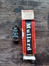 MULLARD ECC89 Electron Tube -- 1pc NOS