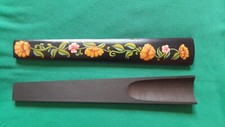 New Violin Fingerboard Ebony wood -4/4 size for Violin Hand Painted - 1 pc     