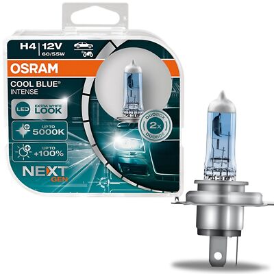 OSRAM H4 Cool Blue Intense 64193CBN Next Generation Xenon Optik 60/55W Duo Box