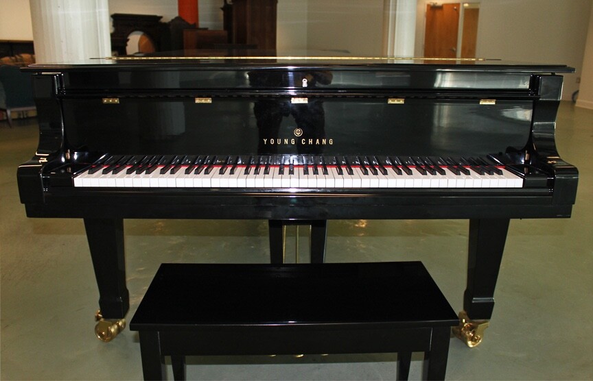 Young Chang G-275 polished Ebony 9' Concert Grand Piano | eBay