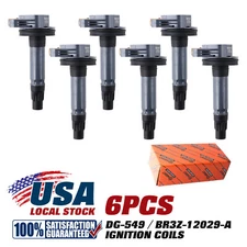 6pcs DG549 Engine Ignition Coil Direct Fit for Ford Lincoln 3.5L Ecoboost UF646