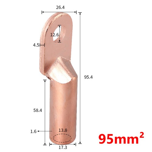 Crimp Ring Terminal 10-300mm² Wire Cable Lug Tinned Copper Electrical Connector - Picture 16 of 21
