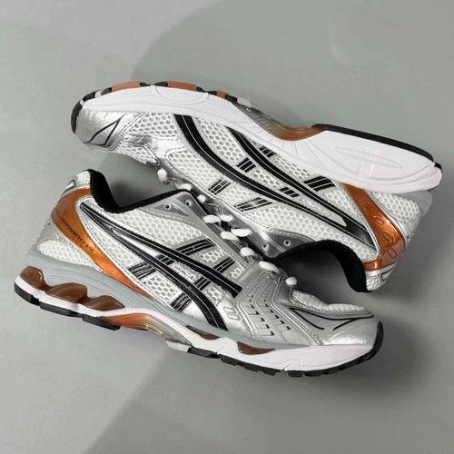 New ASICS GEL-Kayano 14 Low Silver Piquant Orange 1201A019-109 Sneakers - Picture 10 of 10