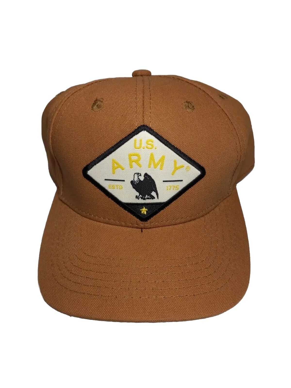 Army- Outdoor Cap Co./ U.S. ARMY baseball Style Hat U.S. Army -Estd. 1775. Tan