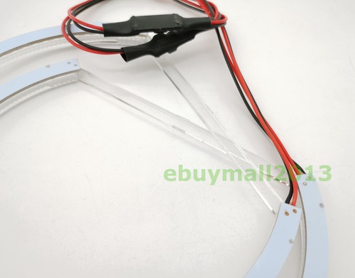 Yellow Amber Halo Ring Demon Devil Angel Eyes For Dodge Challenger 2015-2020 DRL - Picture 6 of 11