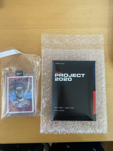 Topps Project 2020 #144 Bob Gibson includes box and bubble