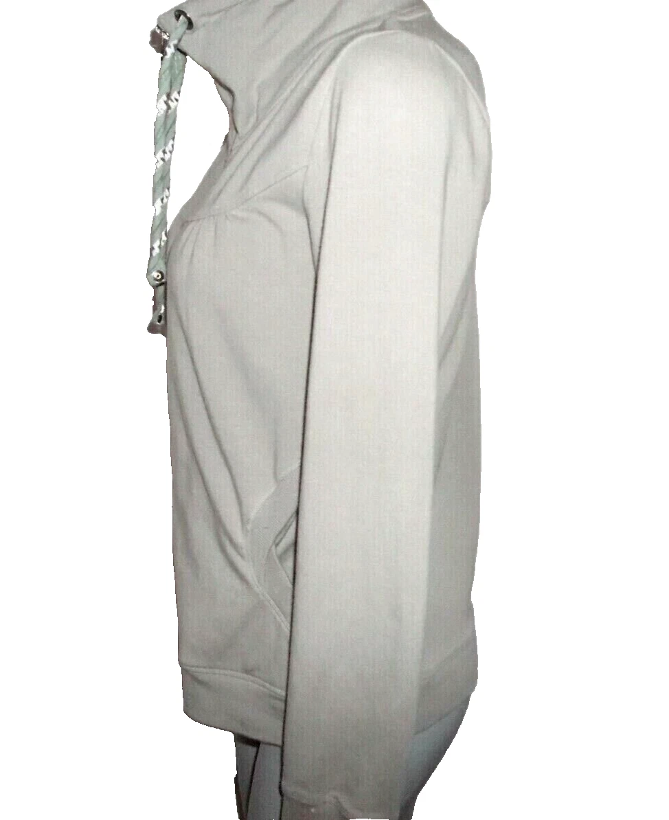 lole full zip pockets embroidered cotton/elastane jacket