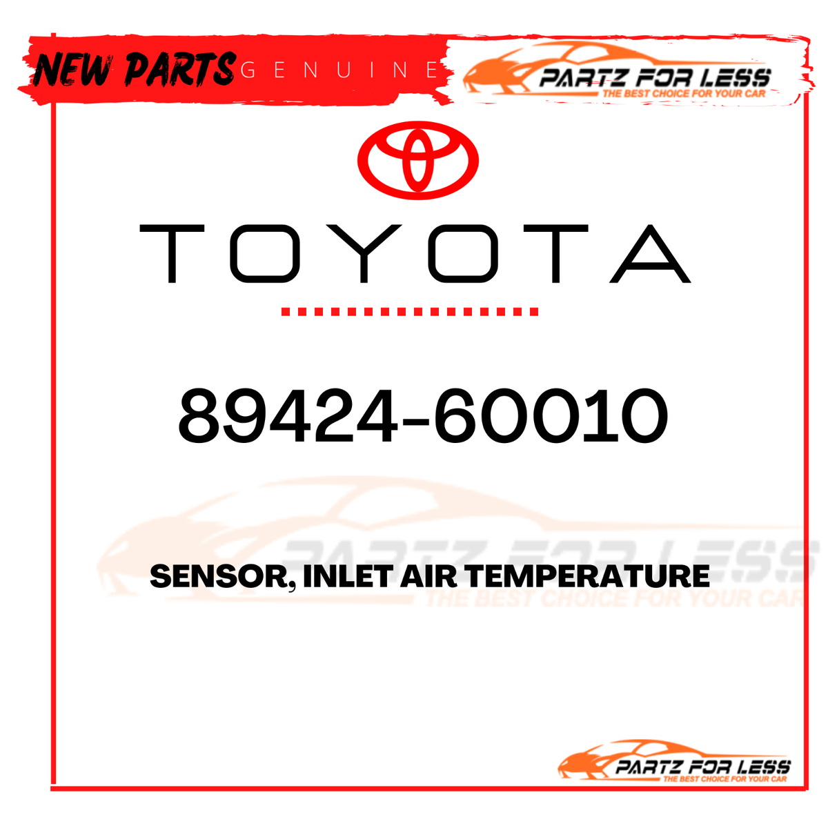 89424-60010 TOYOTA Land Cruiser Hilux Hiace SENSOR, INLET AIR