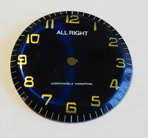 Cadran De Montre Pour Calibre HP 1640 Bomber - Couleur Bleu Brillant, Neuf Sans étiquette