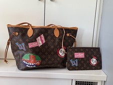 Louis Vuitton Original Neverfull mit Reiseabz...