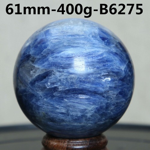 B6275-61mm-400g Natural kyanite ball quartz crystal sphere crystal healing - Picture 2 of 11