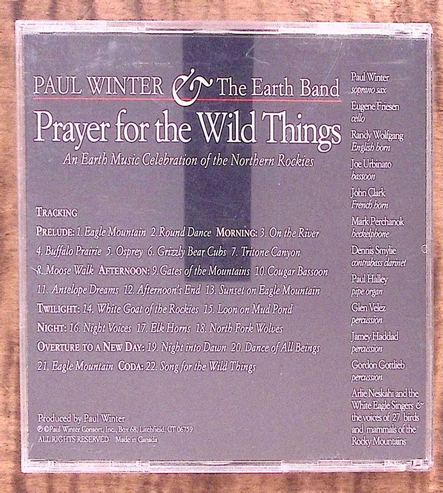 ПОЛ ЗИМА И ЗЕМЛЯ ГРУППЫ МОЛИТВА ЗА ДИКИЕ ВЕЩИ ЗЕМЛЯ МУЗЫКАЛЬНЫЙ КОМПАКТ-ДИСК 3626 - Изображение 2 из 4