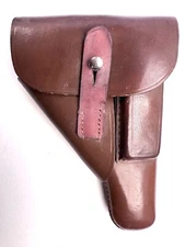 Walther PP / Sauer 38H Holster German WWII Toffee Brown Very Finest Original