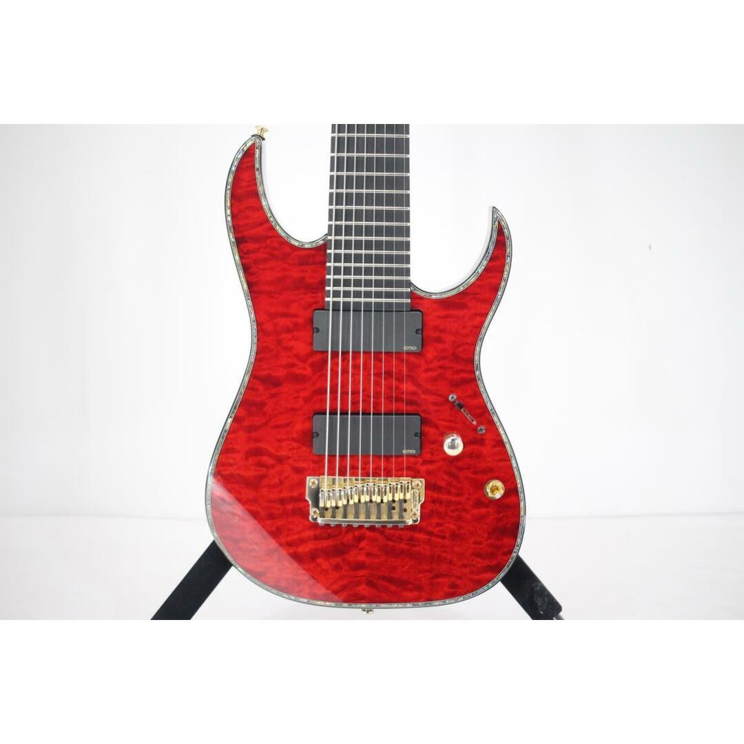 Electric Guitar Ibanez RGIX28FEQM Iron Label Red Quilted