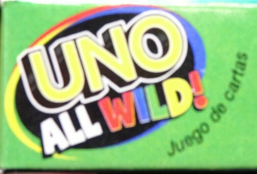 Mattel UNO /  UNO ALL WILD!  / Every Card is Wild - Edition Card