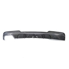 Rear Diffuser Carbon Look passend f�r BMW 5 F10 F11 M-Paket Sto�f�nger 1-Rohr