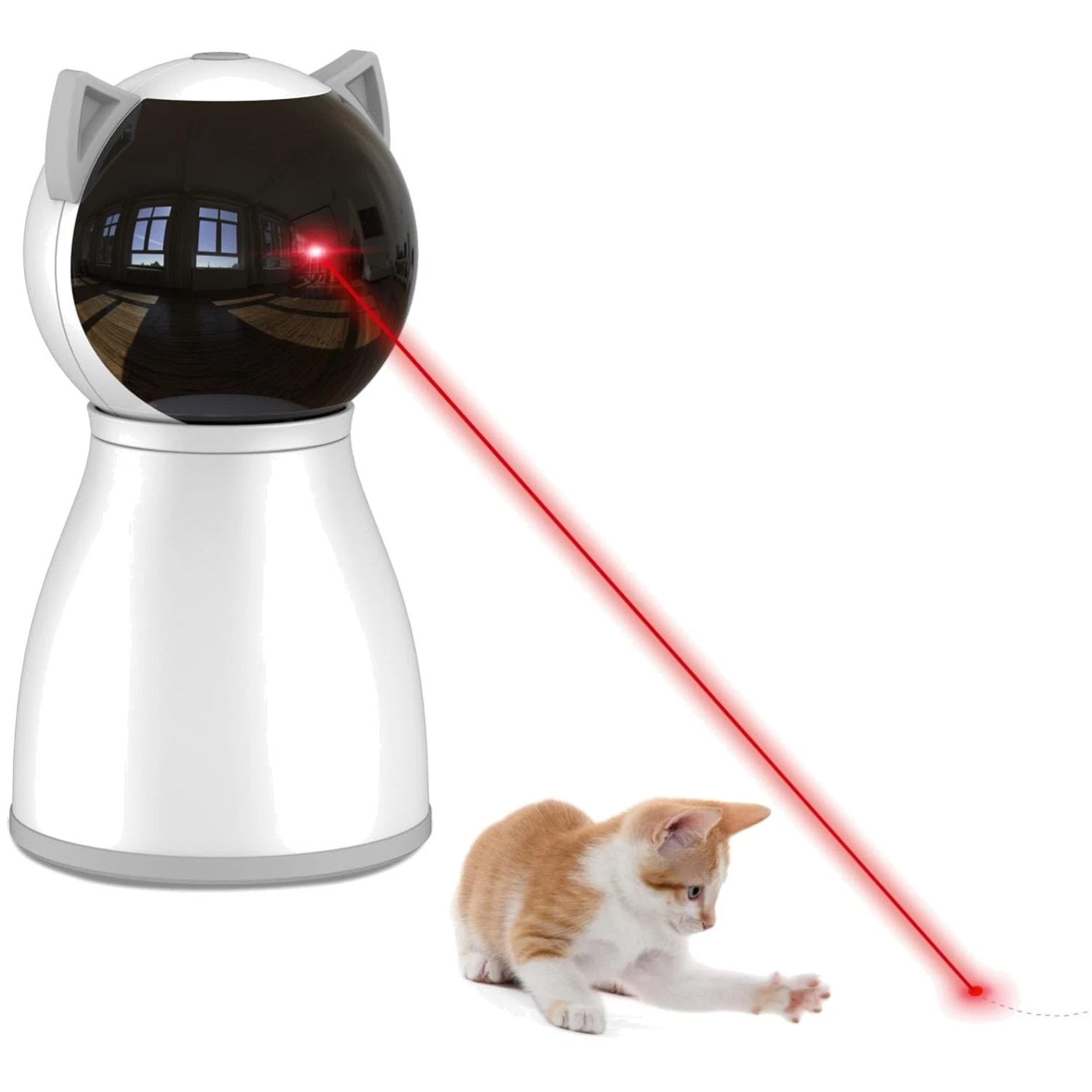 Interactive Rechargeable Cat Laser Toy